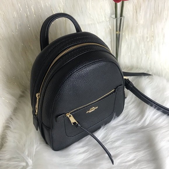 COACH PEBBLE LEATHER ANDI 2in1 Backpack - Picture 3 of 8